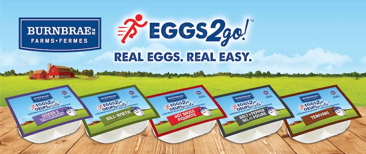 EGGS2go! Omega 3 Hard Boiled Snack Pack