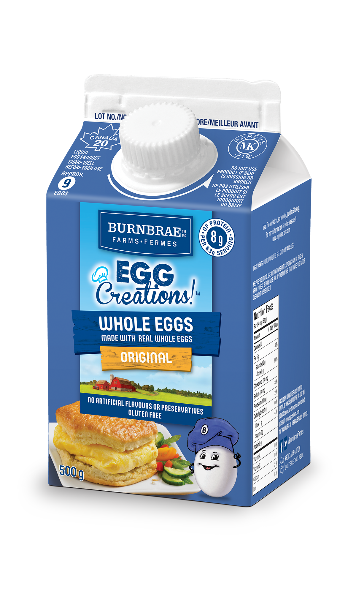 Burnbrae Farms Chooses Scholle IPN Bag-in-Box for Liquid Egg