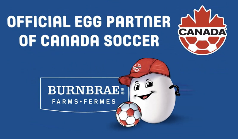 Official Egg Partner of Canada Soccer